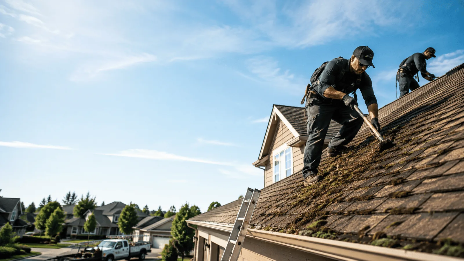 Roof Moss Removal in Hazelhurst, WI near me